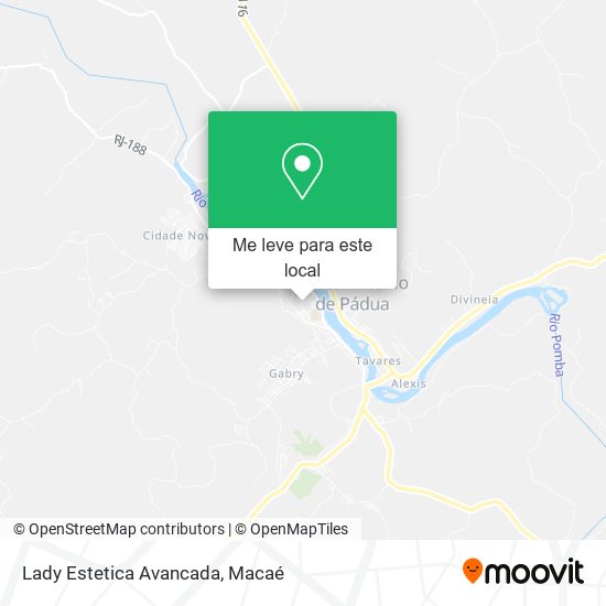 Lady Estetica Avancada mapa