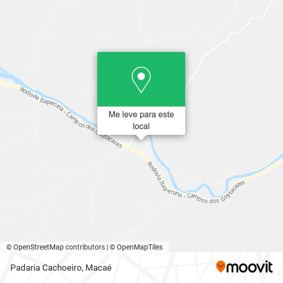 Padaria Cachoeiro mapa
