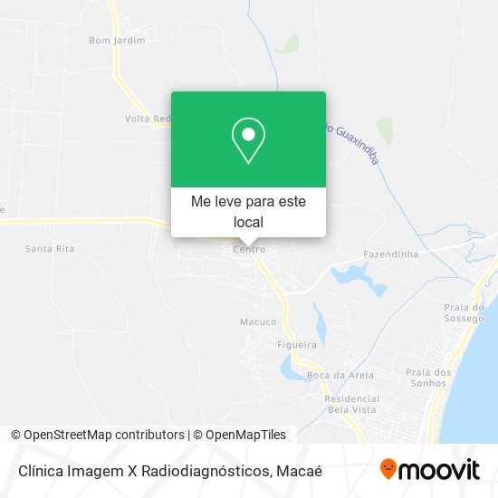 Clínica Imagem X Radiodiagnósticos mapa
