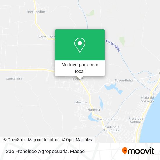 São Francisco Agropecuária mapa