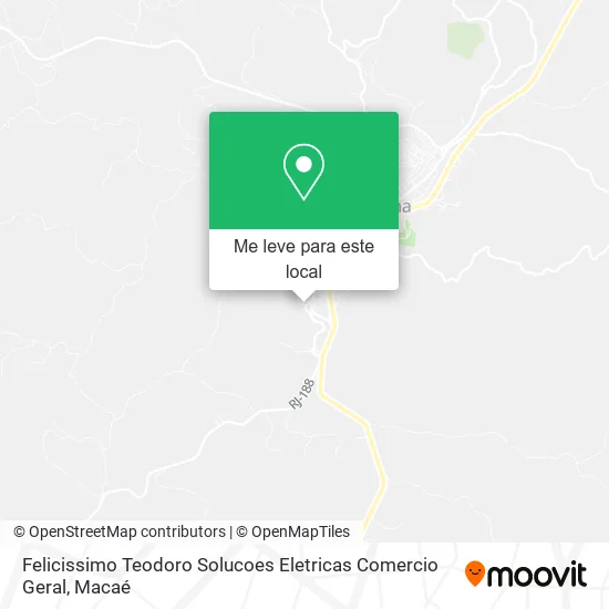 Felicissimo Teodoro Solucoes Eletricas Comercio Geral mapa