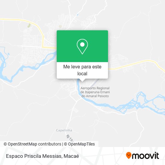 Espaco Priscila Messias mapa