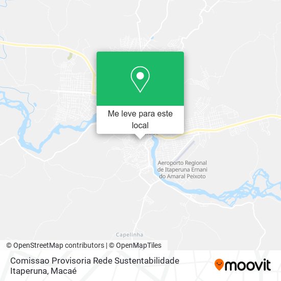 Comissao Provisoria Rede Sustentabilidade Itaperuna mapa
