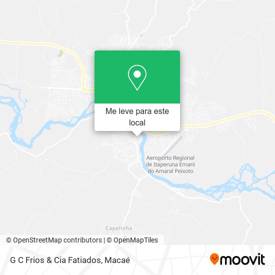 G C Frios & Cia Fatiados mapa