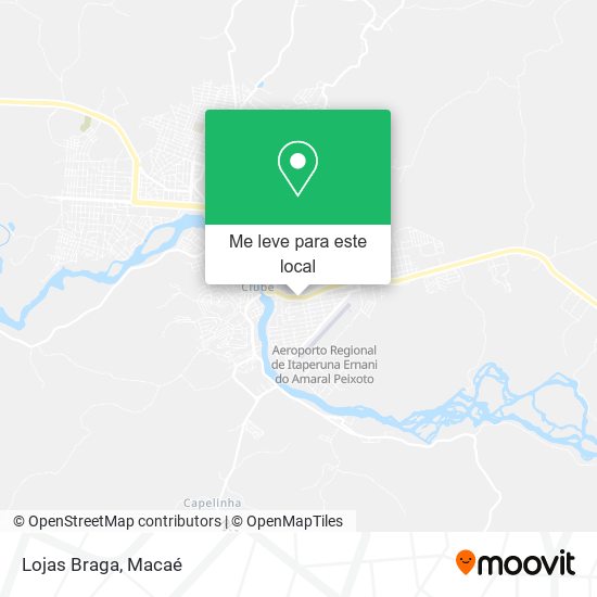 Lojas Braga mapa