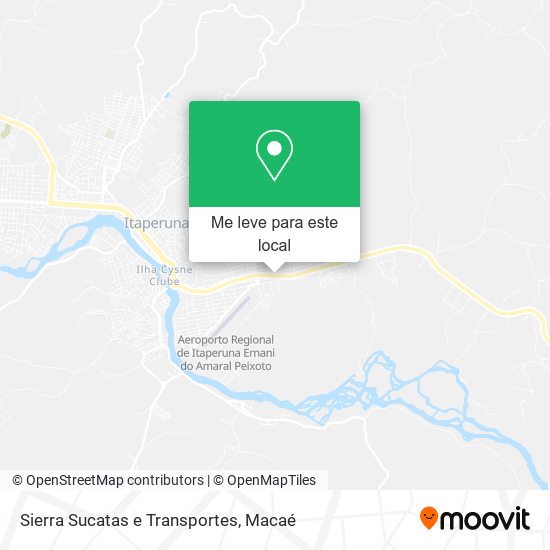 Sierra Sucatas e Transportes mapa