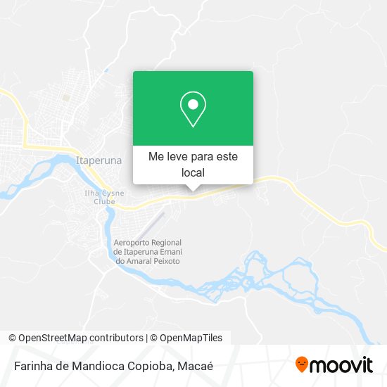 Farinha de Mandioca Copioba mapa