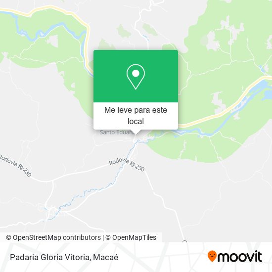 Padaria Gloria Vitoria mapa