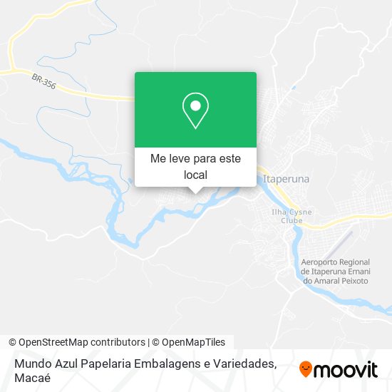 Mundo Azul Papelaria Embalagens e Variedades mapa