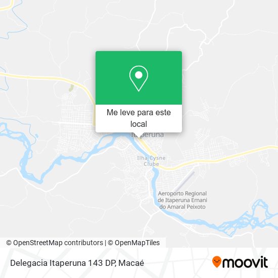 Delegacia Itaperuna 143 DP mapa