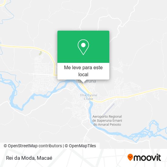 Rei da Moda mapa