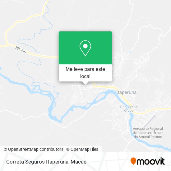 Correta Seguros Itaperuna mapa
