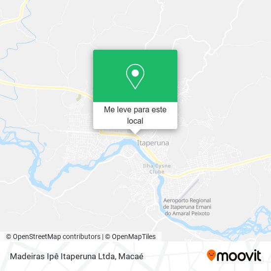 Madeiras Ipê Itaperuna Ltda mapa