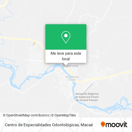 Centro de Especialidades Odontológicas mapa