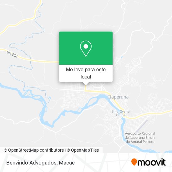 Benvindo Advogados mapa