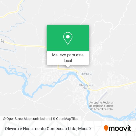 Oliveira e Nascimento Confeccao Ltda mapa