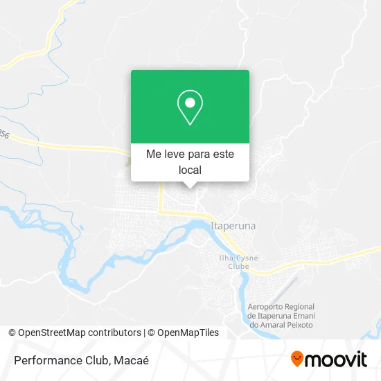 Performance Club mapa