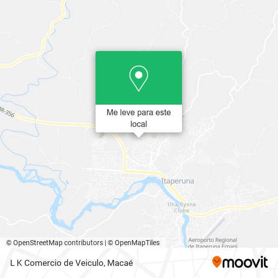 L K Comercio de Veiculo mapa