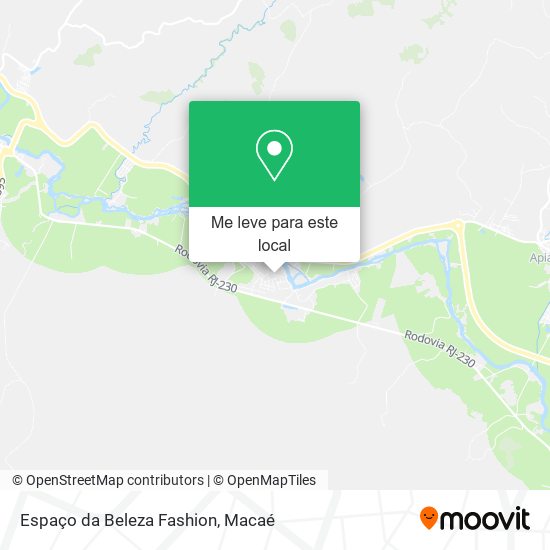 Espaço da Beleza Fashion mapa