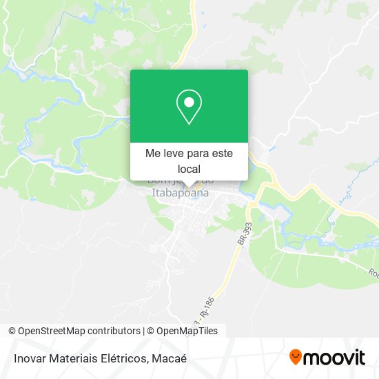 Inovar Materiais Elétricos mapa