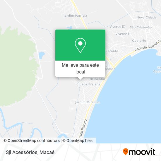 Sjl Acessórios mapa