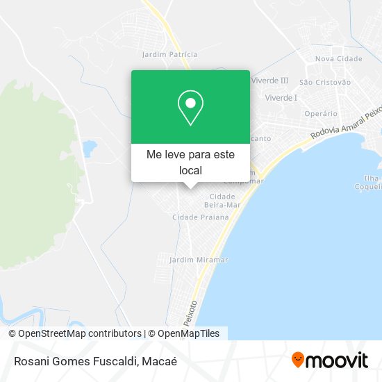 Rosani Gomes Fuscaldi mapa