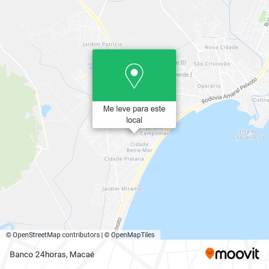 Banco 24horas mapa