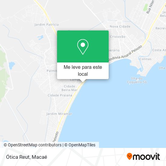 Ótica Reut mapa