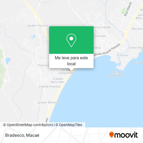 Bradesco mapa