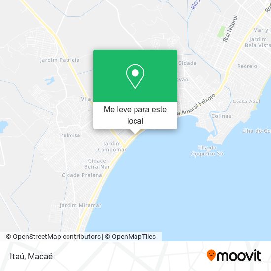 Itaú mapa