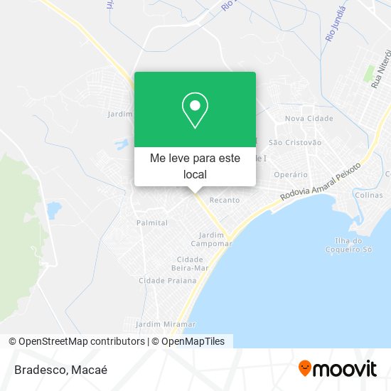 Bradesco mapa