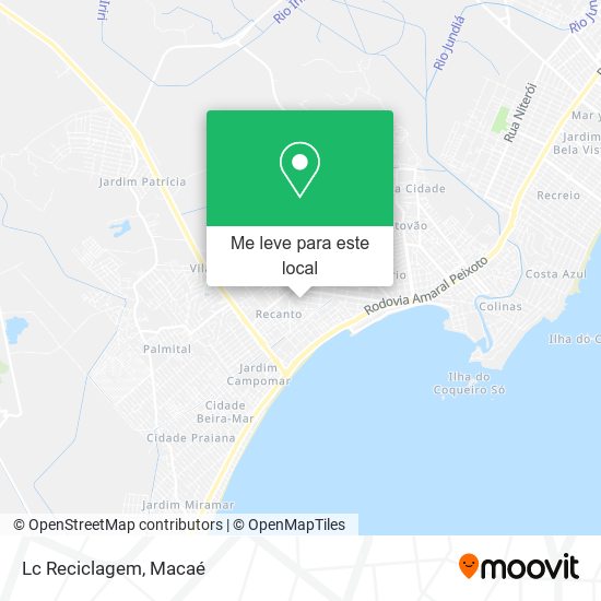 Lc Reciclagem mapa