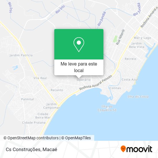 Cs Construções mapa