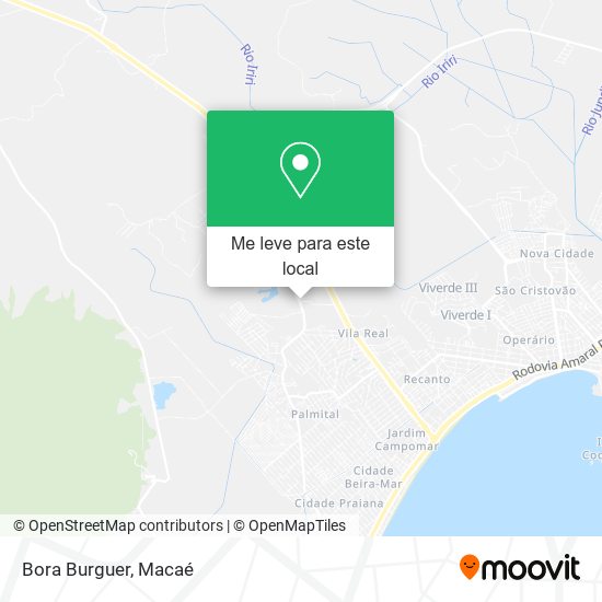 Bora Burguer mapa