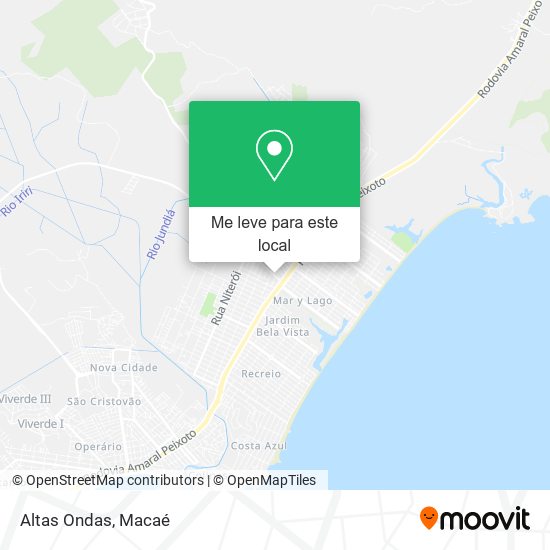 Altas Ondas mapa