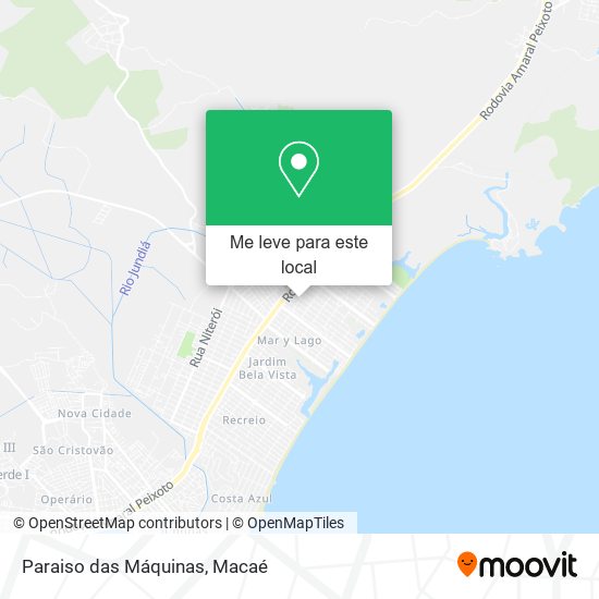 Paraiso das Máquinas mapa