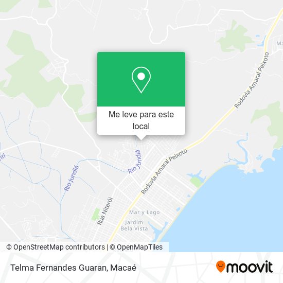 Telma Fernandes Guaran mapa