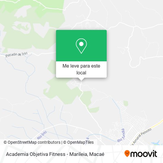 Academia Objetiva Fitness - Marileia mapa
