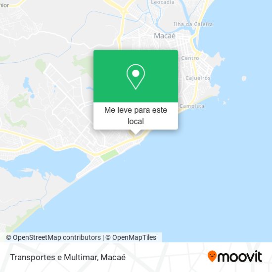 Transportes e Multimar mapa