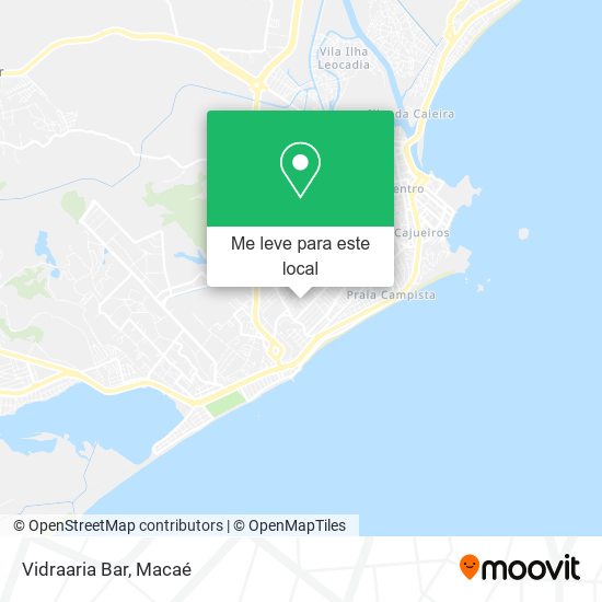 Vidraaria Bar mapa