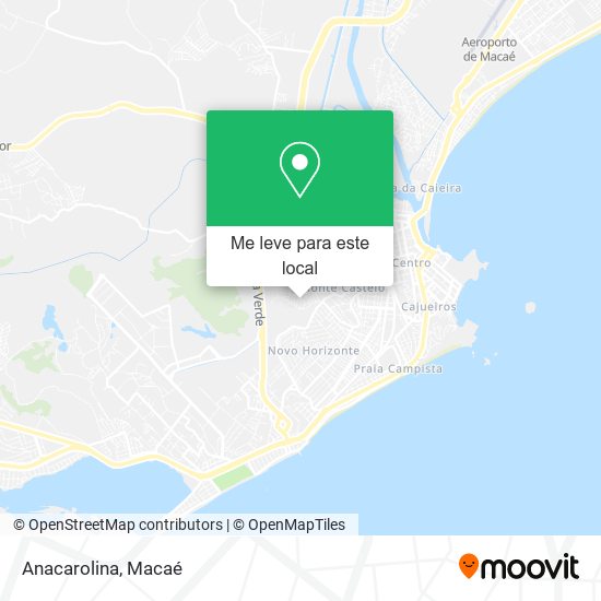 Anacarolina mapa