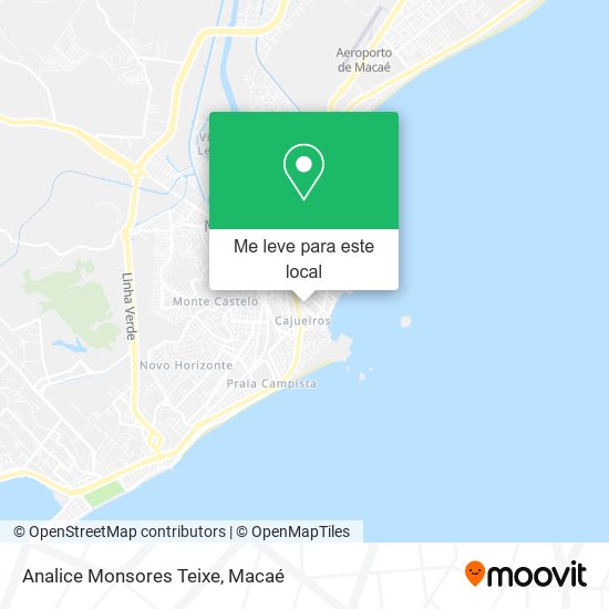 Analice Monsores Teixe mapa
