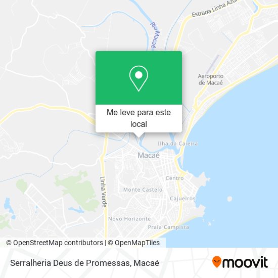 Serralheria Deus de Promessas mapa