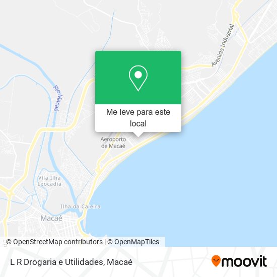 L R Drogaria e Utilidades mapa