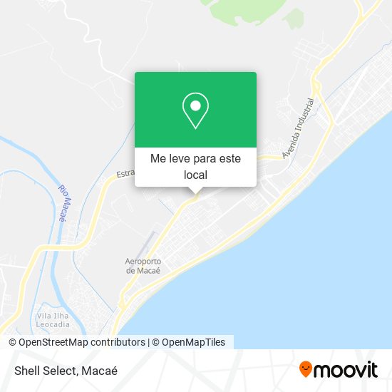 Shell Select mapa