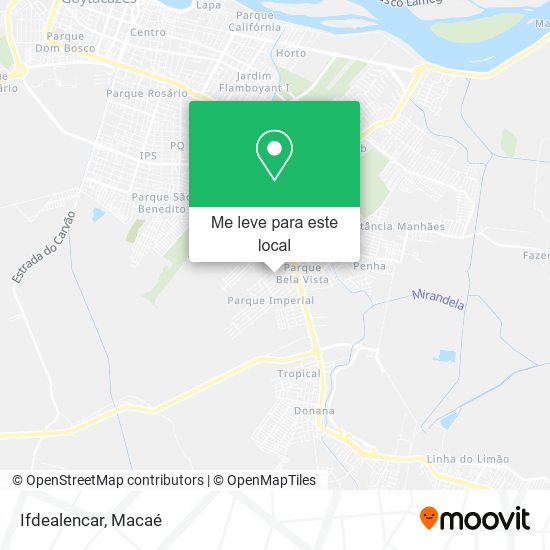 Ifdealencar mapa