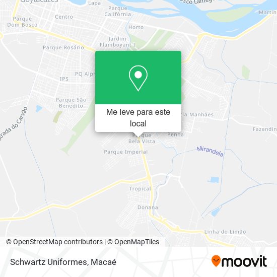 Schwartz Uniformes mapa