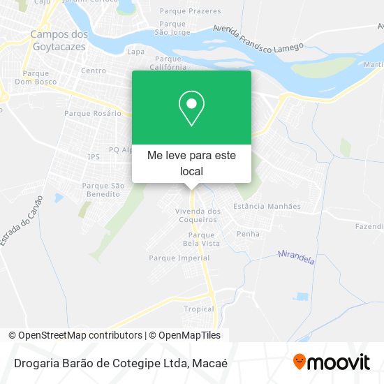 Drogaria Barão de Cotegipe Ltda mapa