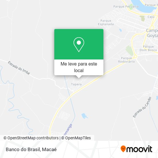 Banco do Brasil mapa