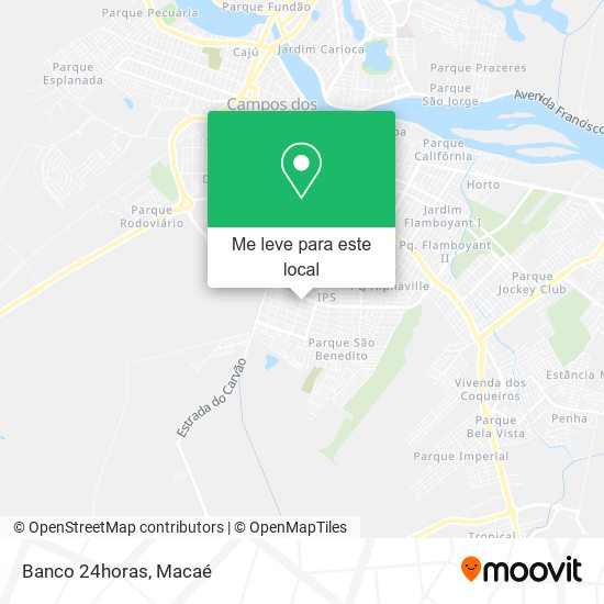 Banco 24horas mapa